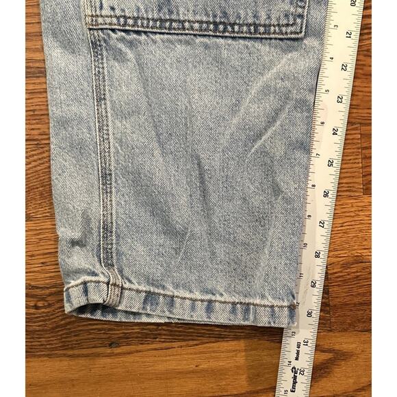 ASOS Design Carpenter Jeans Light Wash Blue Mens 34x32 Button-fly - Picture 6 of 7